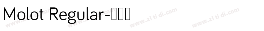 Molot Regular字体转换